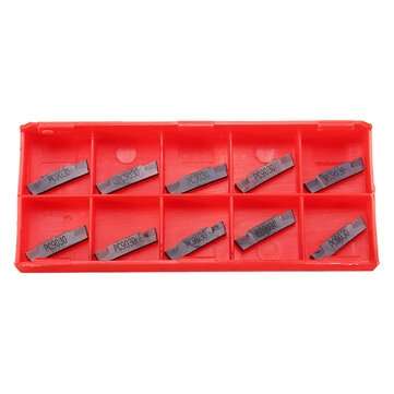 10pcs MGMN200-G PC9030 2mm Carbide Insert for MGEHR/MGIVR Grooving Cut Off Tool Holder
