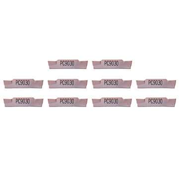 10pcs MGMN200-G PC9030 2mm Carbide Insert for MGEHR/MGIVR Grooving Cut Off Tool Holder