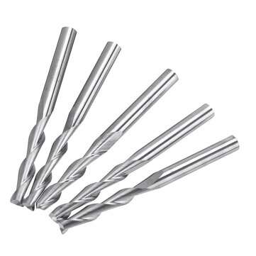 10pcs Milling Cutter 5ps 1.5mm End Mill and 5pcs Double Flutes 3.175x17mm Milling Cutter