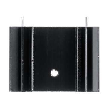 10Pcs MOS Tube Heat Sink Triode Heat Sink TO-220 Heat Sink Aluminum Heat Sink 25mmx34mmx12mm