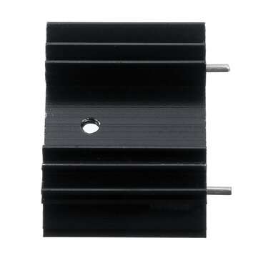10Pcs MOS Tube Heat Sink Triode Heat Sink TO-220 Heat Sink Aluminum Heat Sink 25mmx34mmx12mm