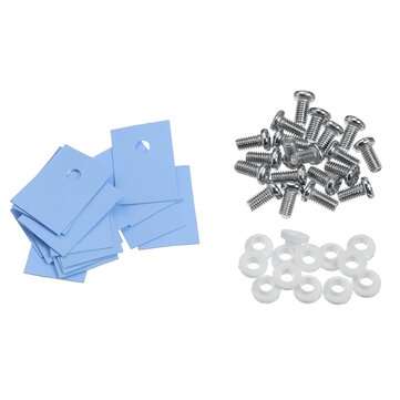 10Pcs MOS Tube Heat Sink Triode Heat Sink TO-220 Heat Sink Aluminum Heat Sink 25mmx34mmx12mm