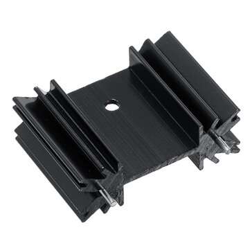 10Pcs MOS Tube Heat Sink Triode Heat Sink TO-220 Heat Sink Aluminum Heat Sink 25mmx34mmx12mm