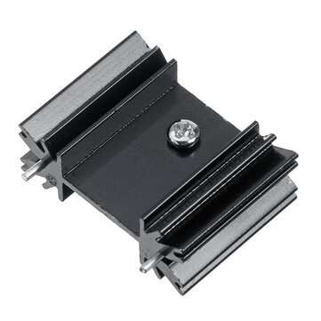 10Pcs MOS Tube Heat Sink Triode Heat Sink TO-220 Heat Sink Aluminum Heat Sink 25mmx34mmx12mm