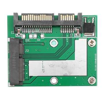 10Pcs mSATA SSD to 2.5 Inch SATA 6.0GPS Adapter Converter Card Module Board Mini Pcie SSD Compatible