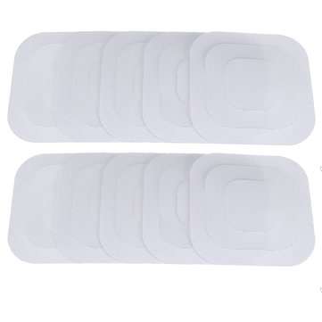 10Pcs Non Slip Strip Stickers White Bathroom Shower Floor Safety Anti Skid Tape