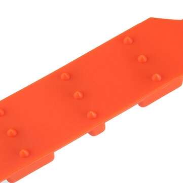 10Pcs Orange Snow Chain Tire Emergency Rainproof Nylon Wear-Resistant Low Temperature