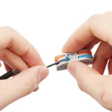 10Pcs PCT-2 2Pin Colorful Docking Connector Electrical Connectors Wire Terminal Block Universal Elec