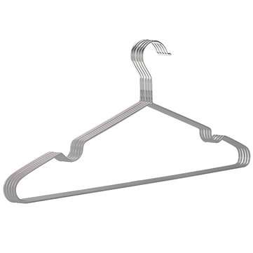 10Pcs Plastic Cloth Hook Non-Slip Clothes Garment Hanging Hanger Save-Space Storag... (COLOR.: GREY)