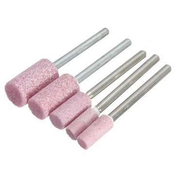 10Pcs Polishing Grinding Wheel Conical/Cylindrical Mixed Small Grinding Head