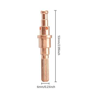 10Pcs Plasma Electrode Fit Cutter Consumables Spare Parts Tool for Thermal Dynamics SL60~SL100