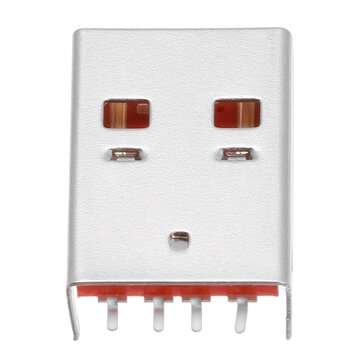10PCS Positive And Negative Plug USB 4p Board End Male Sink Board SMT Double-Sided Plug Two Straight