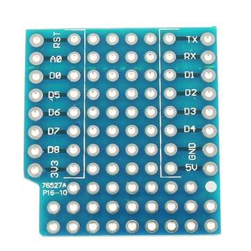 10Pcs ProtoBoard Shield Expansion Board For D1 Mini Double Sided Perf Board Compatible