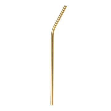 10Pcs Reusable Stainless Steel Straws Multi Colored Metal Straw with Cleaning Brushes