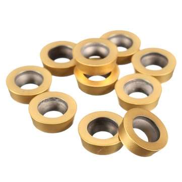 10pcs RPMT1003 M0-TT Carbide Insert Turning Tool Holder Insert For EMR EMRW Series Face Mill