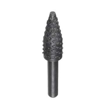 10Pcs Rotary File Rasp Set 6mm Shank Rotary Files Burr Cutters Woodworking Carving Bits