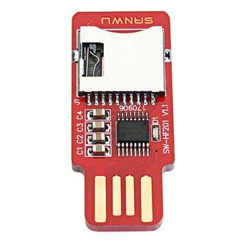 10pcs SANWU HF201 Readable And Writeable TF Card Reader Micro SD Card / Mobile Phone Memory Card T-F