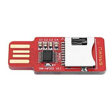 10pcs SANWU HF201 Readable And Writeable TF Card Reader Micro SD Card / Mobile Phone Memory Card T-F