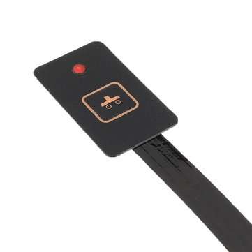 10pcs Single Button GPS Membrane Sensor Switch 1 Button with Light MCU Extended Keyboard PVC Panel D