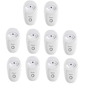 10Pcs SONOFF S26 10A AC90V-250V Smart WIFI Socket BR Wireless Plug Power Sockets Smart Home Switch W