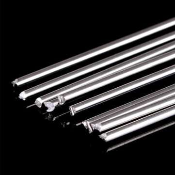 10pcs Solution Welding Flux-Cored Rods  Aluminum Soldering Low Temp Easyweld (SIZE: 2.0MM)