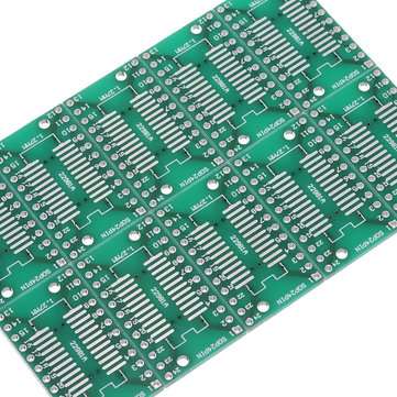 10PCS SOP24 SSOP24 TSSOP24 to DIP24 PCB Pinboard SMD To DIP Adapter 0.65mm/1.27mm to 2.54mm DIP Pin