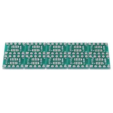 10PCS SOT23 SOP10 MSOP10 Umax SOP23 to DIP10 Pinboard SMD To DIP Adapter Plate 0.5mm/0.95mm to 2.54m
