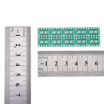 10PCS SOT23 SOP10 MSOP10 Umax SOP23 to DIP10 Pinboard SMD To DIP Adapter Plate 0.5mm/0.95mm to 2.54m