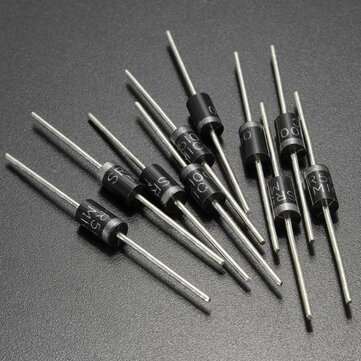 10pcs SR5100 5.0A SCHOTTKY BARRIER Diode 100V 5A