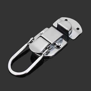 10pcs Spring Draw Toggle Latch Chest Box Suitcase wooden Box Buckle Aluminum Box Accessories