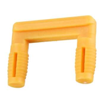 10pcs U-shaped Wood Board Connector Plastic Stealth Right Angle Fixed Cabinet Hinge Buckle Lock Furn