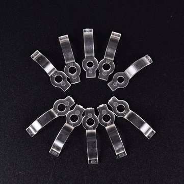 10PCS Waterproof 10MM Width Mounting Brackets Fixing Clip With Screws for 3528 5050 5630 LED Strip L