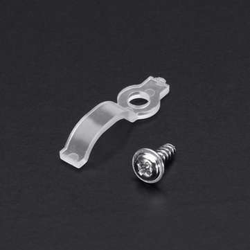 10PCS Waterproof 10MM Width Mounting Brackets Fixing Clip With Screws for 3528 5050 5630 LED Strip L