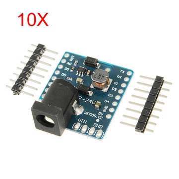 10Pcs WeMos DC Power Shield V1.0.0 For WeMos D1 Mini
