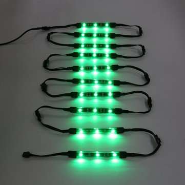 10pcs Wireless RGB IR/RF Multi-Color LED Light Strips Remote Control Neon Atmosphere Lamp