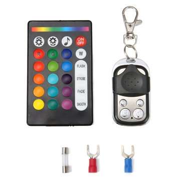10pcs Wireless RGB IR/RF Multi-Color LED Light Strips Remote Control Neon Atmosphere Lamp
