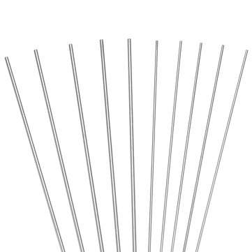 10Pcs WL15 150mm Length TIG Welding Tungsten Electrodes 1.0/1.6mm Golden Tip Rods Set