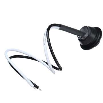 10Pcs White Light 12V-24V LED Clearance Side Marker Indicators Lights Lamp Lorry Truck Boat Trailer