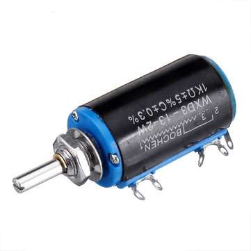 10pcs WXD3-13-2W Precision Potentiometer 1K 1K Ohm Wirewound Multi-Turn Potentiometer