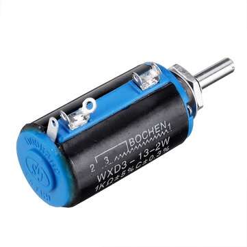 10pcs WXD3-13-2W Precision Potentiometer 1K 1K Ohm Wirewound Multi-Turn Potentiometer