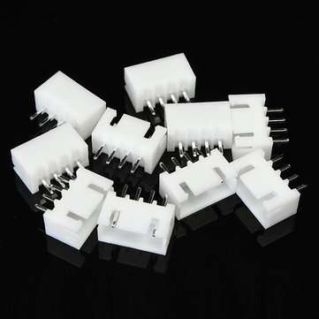 10Pcs XH Pitch 2.54mm Single Head 4Pin 4Way Wire To Board Connector 15cm 24AWG With Socket