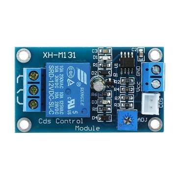 10pcs XD-M131 DC 12V Photosensitive Resistor Module Light Control Switch Photosensitive Relay Power