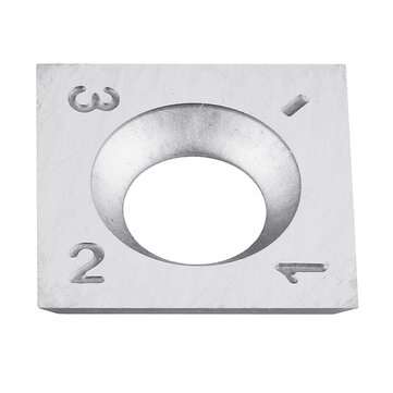 10Pcs Wood Turning Carbide Insert Blades Milling 30 Degree Lathe Chisel Replacement Blade 14x14x2mm
