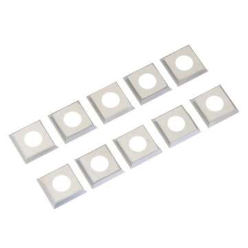 10Pcs Wood Turning Carbide Insert Blades Milling 30 Degree Lathe Chisel Replacement Blade 14x14x2mm
