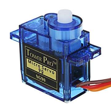 10Pcs/Pack KittenBot 23x12.2x29mm SG90 9g Mini Servo with 25cm Wire for Smart Robot Car