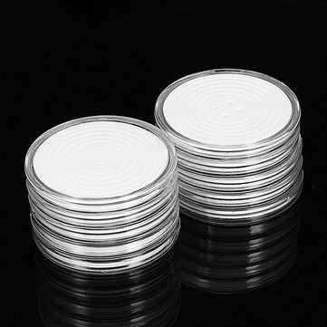 10Pcs Zodiac Commemorate Coin Silver Dollar Coin Collection Round Box 29mm-39mm Coin Holder