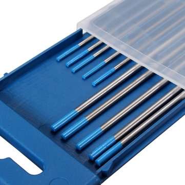 10pcs/set WL20 TIG Welding Tungsten Electrode 1.6mmx150mm +2.4mmx175mm