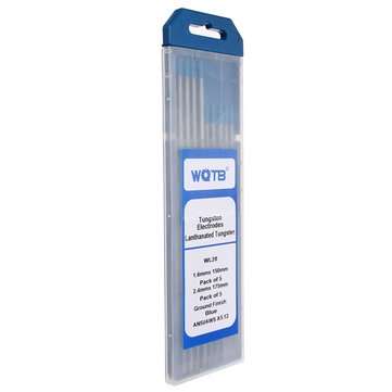 10pcs/set WL20 TIG Welding Tungsten Electrode 1.6mmx150mm +2.4mmx175mm