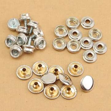 10Set Snap Fastener Screws For Boat Marine Canvas Cover