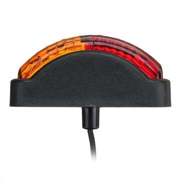 10V-30V 2 SMD LED Side Marker Light Red Amber E4 Lamp For Truck Trailer Van Boat